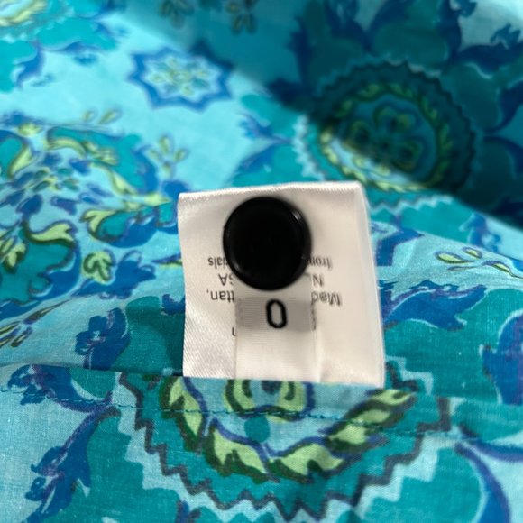 Rachel Comey Shirt Brand New Never worn Blue with pattern womens size 0 - Picture 4 of 5